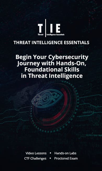 threat intelligence essentials tie